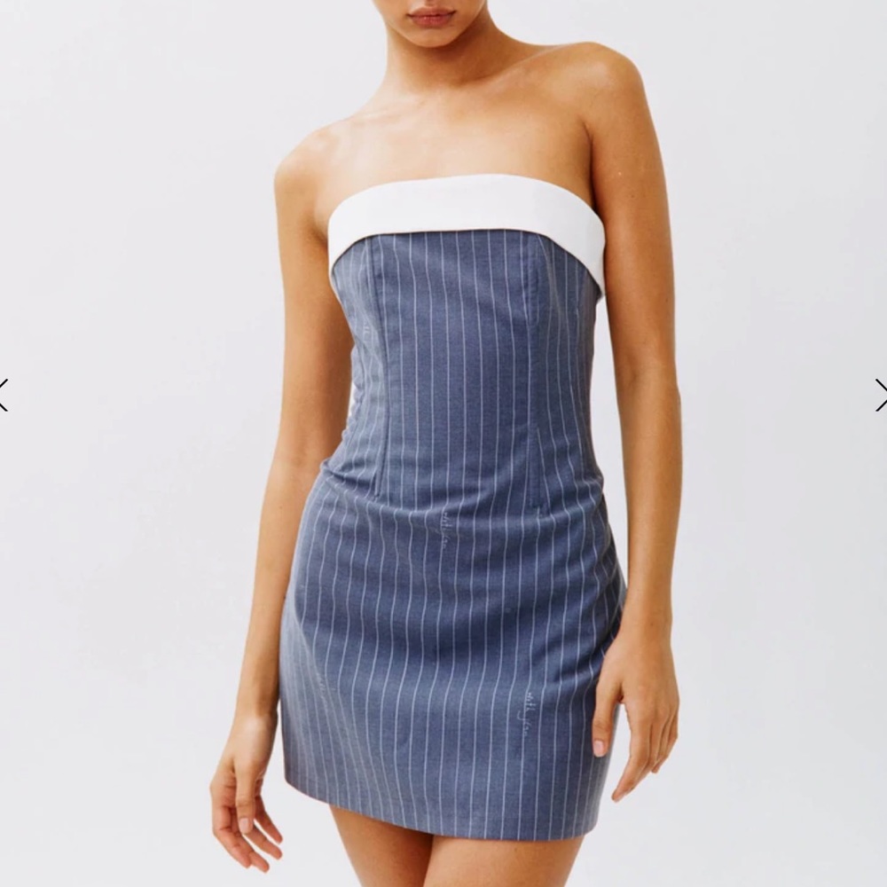 Chloe Corset Dress in Pin Me (from With Jean)